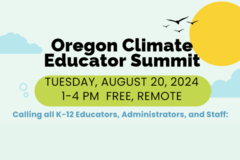 Online Activity: Oregon Climate Educator Summit