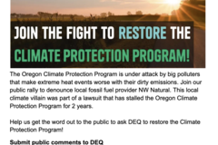 In-Person Activity: Restore the Climate Protection Program