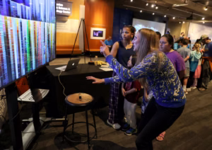 Skye Moret at Rise Up Boston Climate Event at the Museum of Science.Jonathan Wiggs/Globe Staff