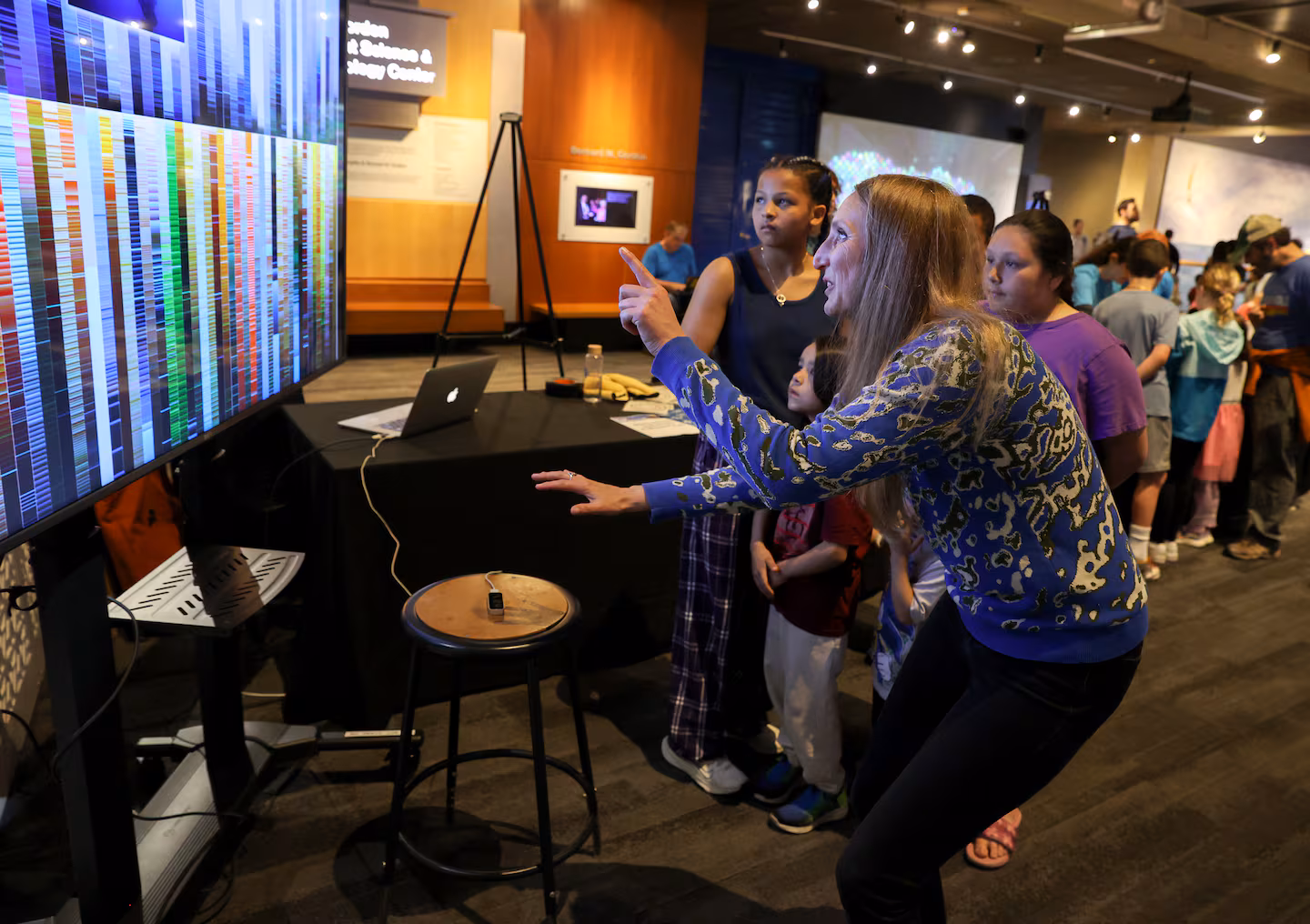 Skye Moret at Rise Up Boston Climate Event at the Museum of Science.Jonathan Wiggs/Globe Staff