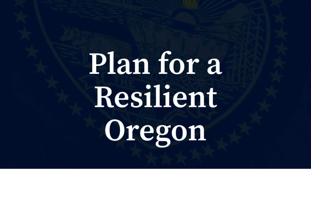 Plan for a Resilient Oregon