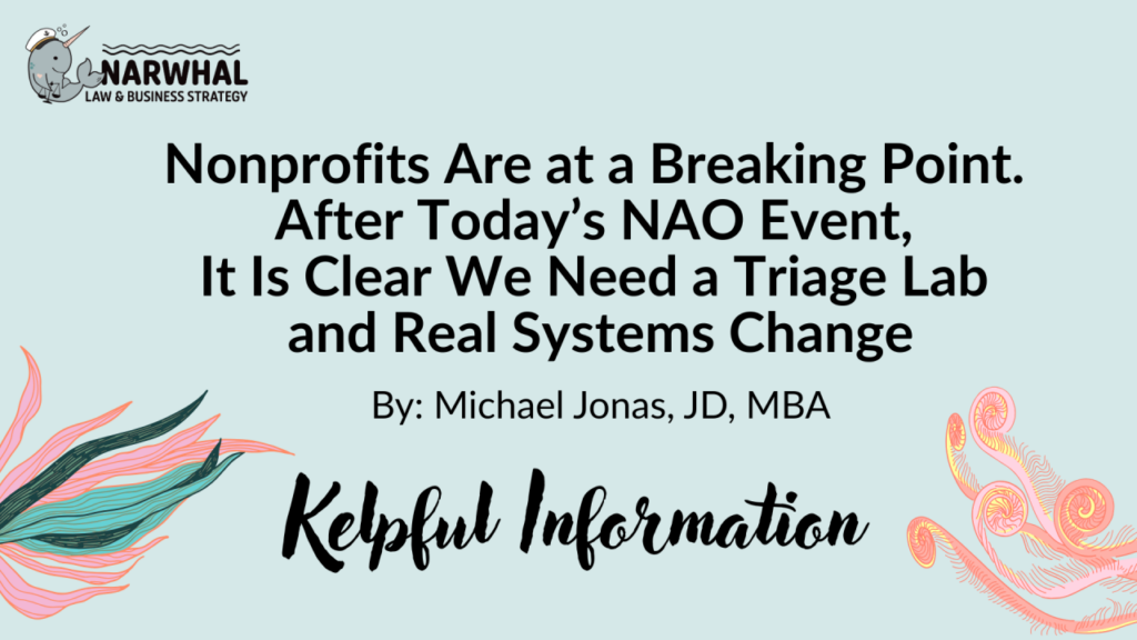 Nonprofits are at a breaking point