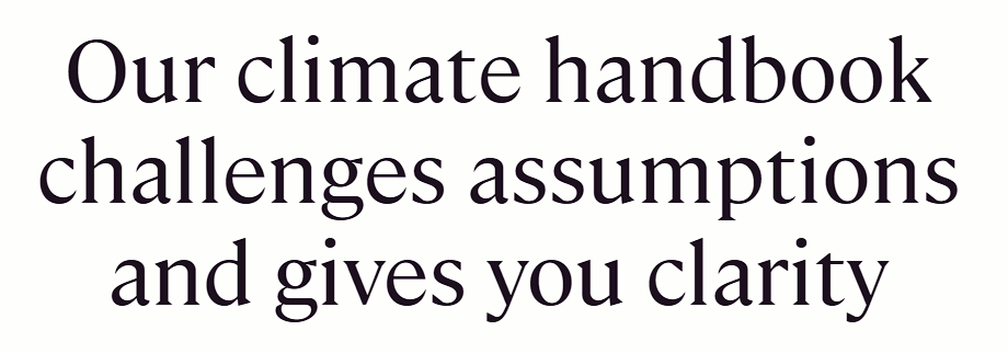 Climate Handbook
