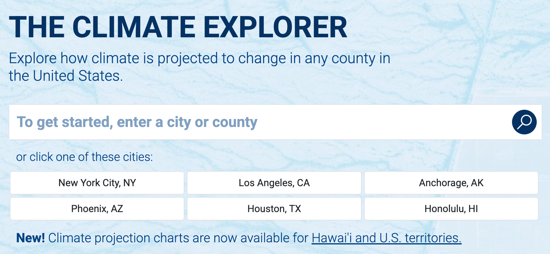 Climate Explorer